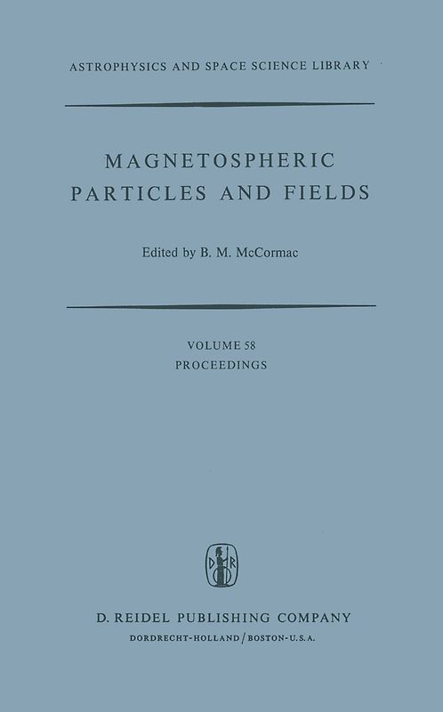 Magnetospheric Particles and Fields