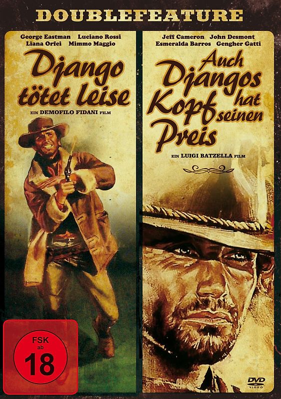 Django Doublefeature-Box Vol. 2 (Django tötet leise / Auch Djangos Kopf hat seinen Preis) Digital remastered DVD