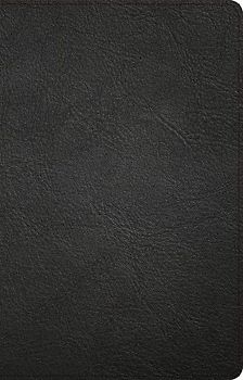 NASB Large Print Thinline Bible, Holman Handcrafted Collection, Black Premium Goatskin