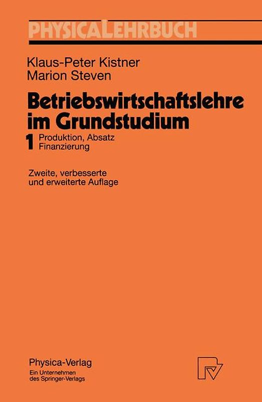 Betriebswirtschaftslehre im Grundstudium