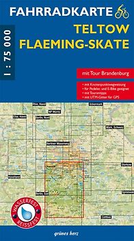 Fahrradkarte Teltow, Flaeming-Skate