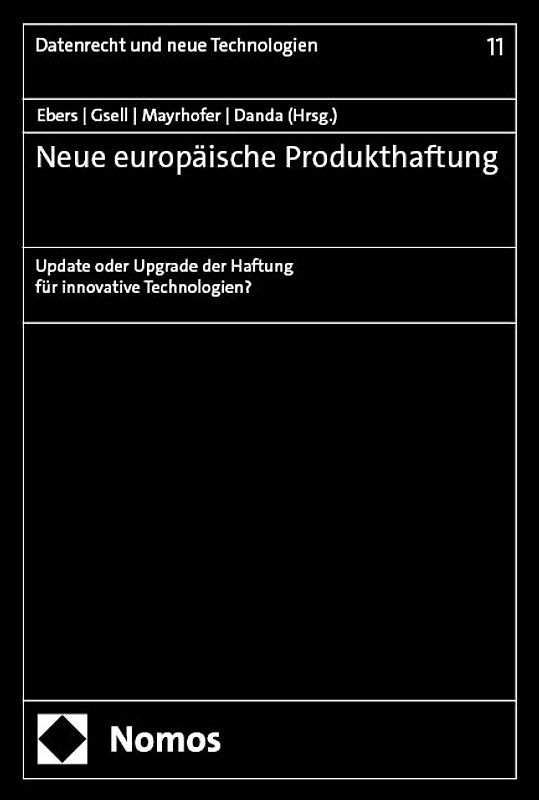 Neue europäische Produkthaftung