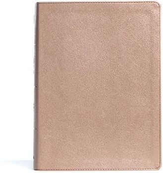 CSB Study Bible, Rose Gold Leathertouch