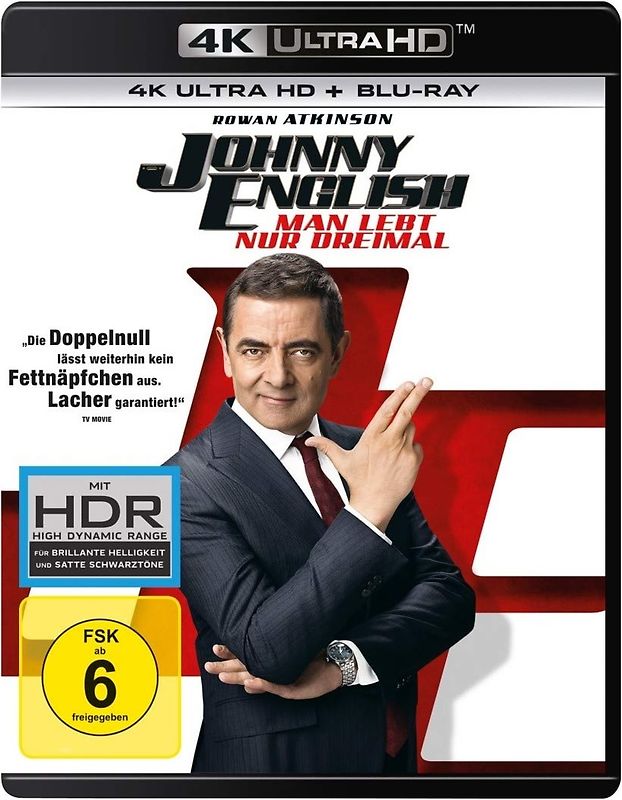 Johnny English - Man lebt nur dreimal [inkl. Blu-ray] 4K Ultra HD Blu-ray
