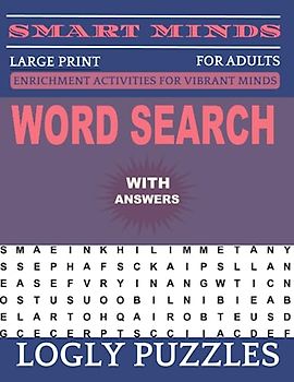 Word Search Book Large Print for Adults: 2400+ words New Fun and Relaxing Puzzles Book for Adults & Seniors with Answers Key