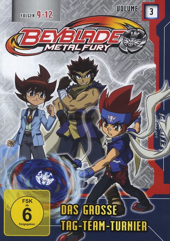 Beyblade Metal Fury - Volume 3 - Folgen 9-12 DVD