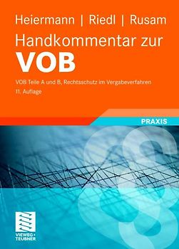 Handkommentar zur VOB