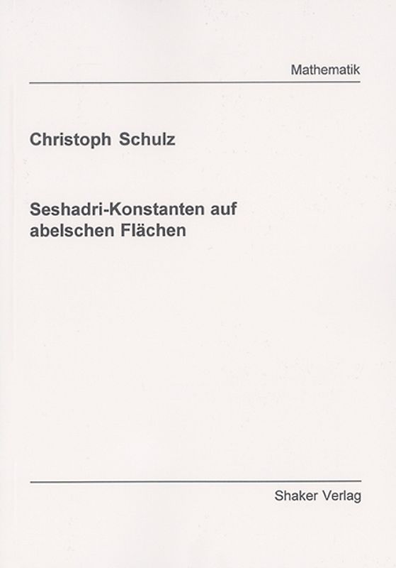 Seshadri-Konstanten auf abelschen Flächen
