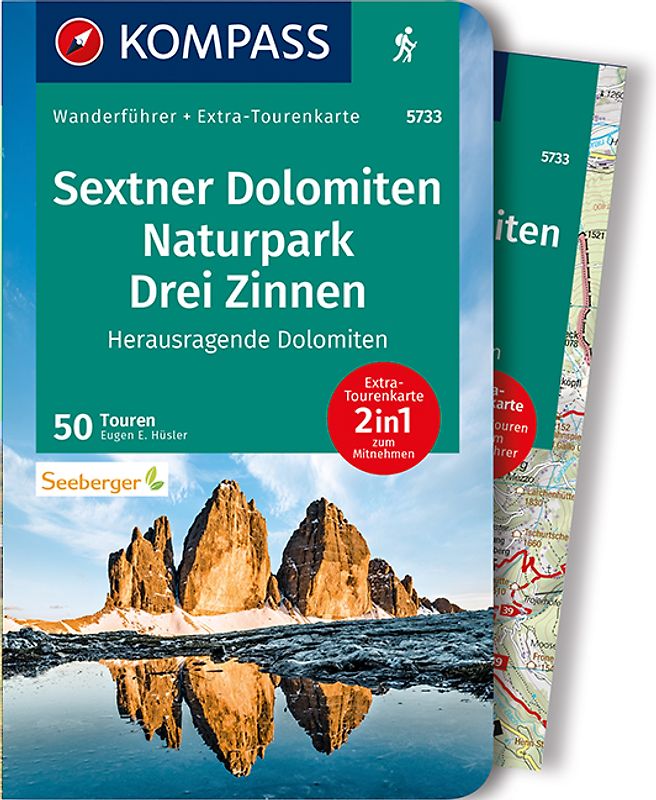 KOMPASS Wanderführer Sextner Dolomiten, Naturpark Drei Zinnen, 50 Touren