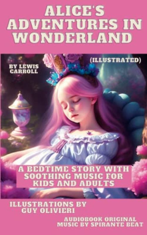 Alice's Adventures in Wonderland (Illustrated): A Bedtime Story with Soothing Music for Kids and Adults
