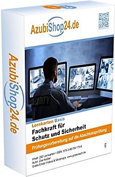 Lernkarten Fachkraft für Schutz und Sicherheit Prüfung Prüfungsvorbereitung: Prüfung Fachkraft für Schutz und Sicherheit Prüfungsvorbereitung Ausbildung