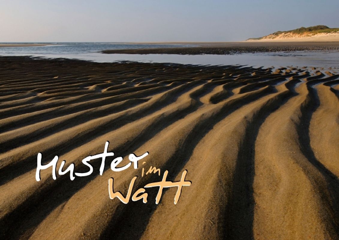 Muster im Watt (Posterbuch DIN A4 quer)