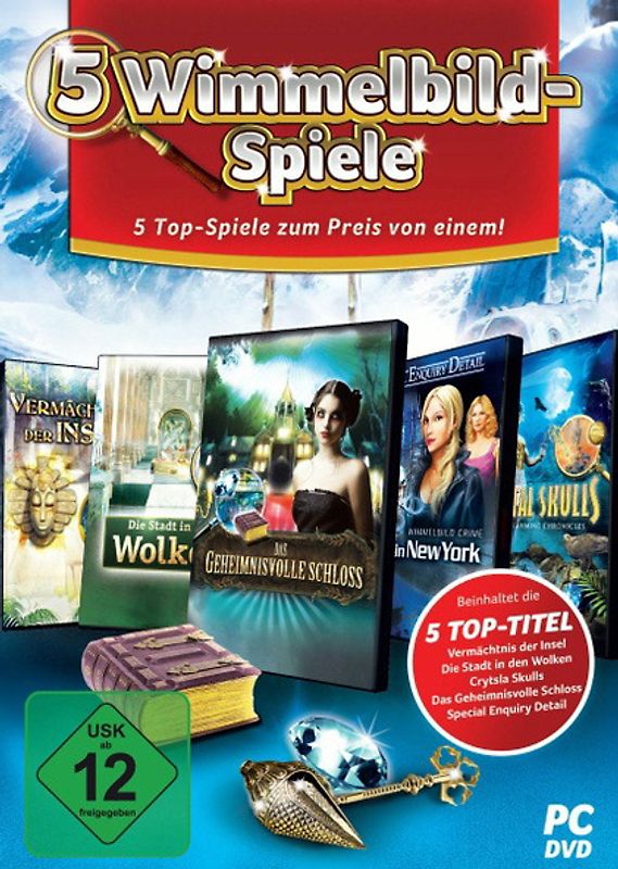 5 Wimmelbild Spiele: Vol.2 PC Spiele