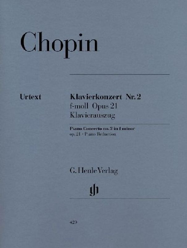 Chopin, Frédéric - Klavierkonzert Nr. 2 f-moll op. 21