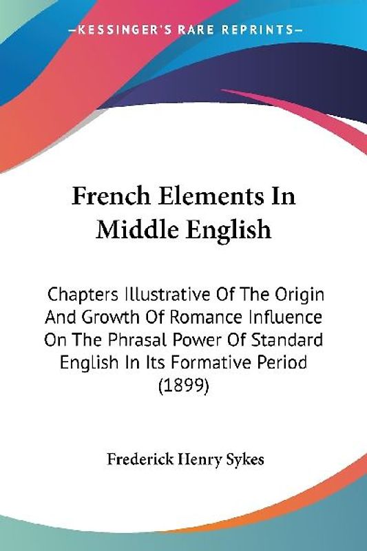 French Elements In Middle English