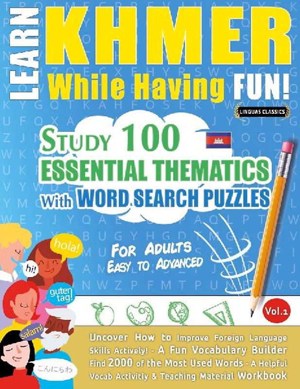 LEARN KHMER WHILE HAVING FUN! - FOR ADULTS
