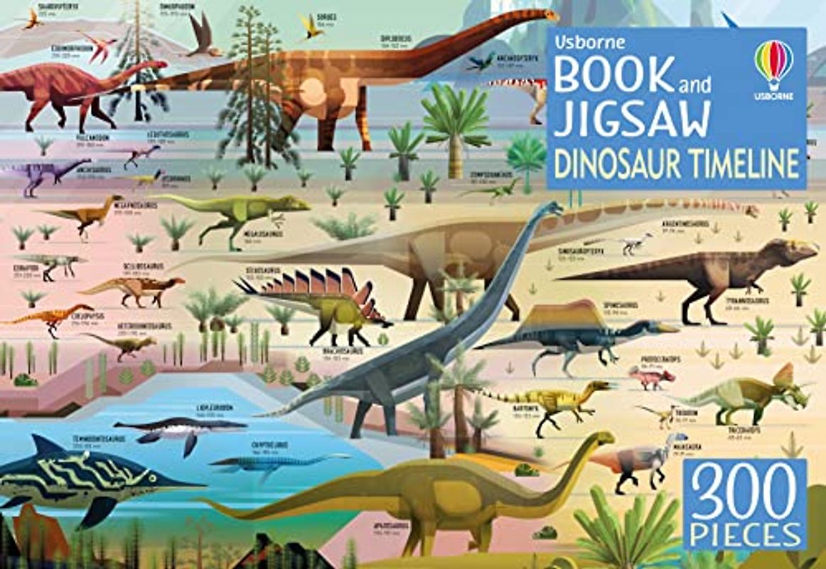 Dinosaur Timeline Book and Jigsaw (Usborne Book and Jigsaw): 1