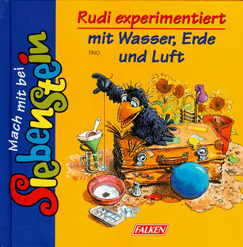 Rudi experimentiert mit Wasser, Erde und Luft
