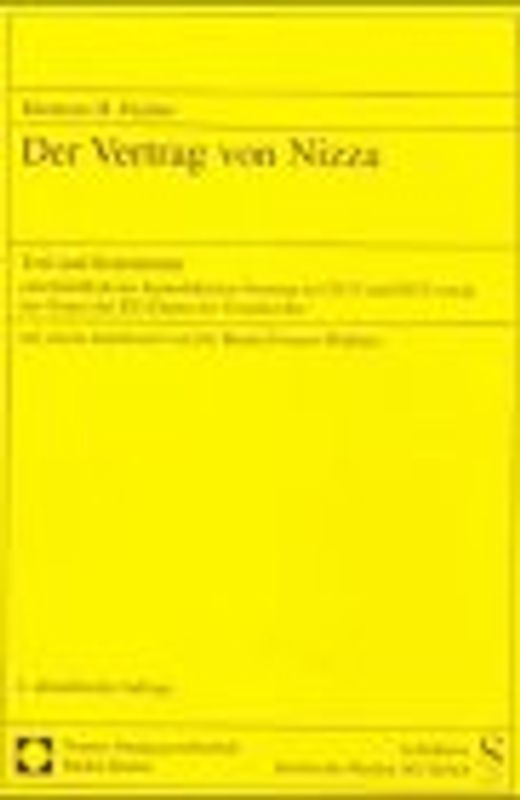 Der Vertrag von Nizza