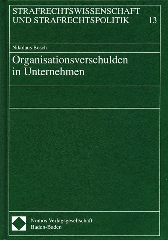 Organisationsverschulden in Unternehmen