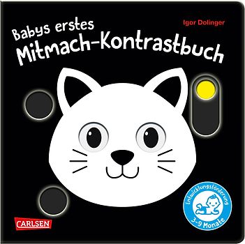 Babys erstes Mitmach-Kontrastbuch