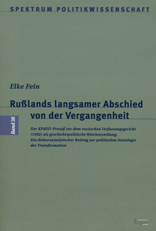 Rußlands langsamer Abschied von der Vergangenheit