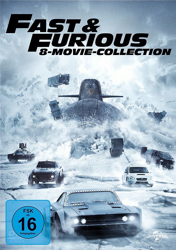 Fast & Furious - 8 Movie Collection [8 DVDs] DVD