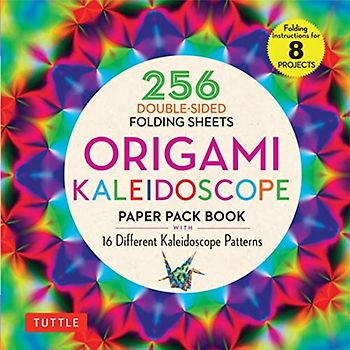 Origami Kaleidoscope Paper Pack Book: 256 Double-Sided Folding Sheets - 16 Different Kaleidoscope Patterns (Instructions for 8 Projects): 256 ... Sheets (Includes Instructions for 8 Models)