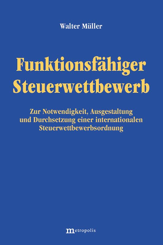 Funktionsfähiger Steuerwettbewerb