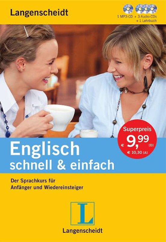 Langenscheidt Englisch schnell & einfach - Set aus Buch, 3 Audio-CDs und 1 MP3-CD. Der Sprachkurs für Anfänger und Wiedereinsteiger