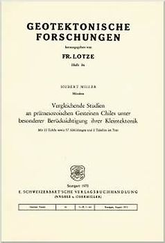 Vergleichende Studien an Prämesozoischen Gesteinen Chiles unter besonderer Berücksichtigung Ihrer Kleintektonik