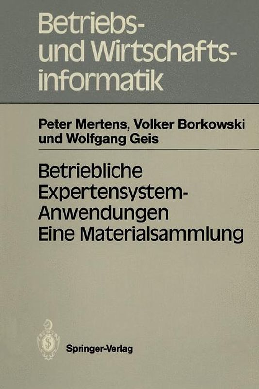 Betriebliche Expertensystem-Anwendungen