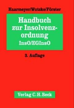 Handbuch zur Insolvenzordnung