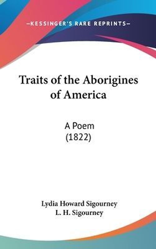 Traits Of The Aborigines Of America