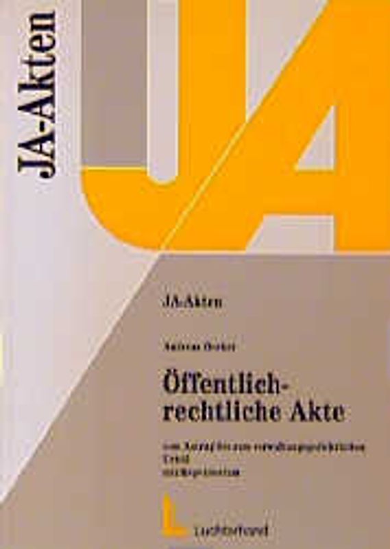 Öffentlich-rechtliche Akte
