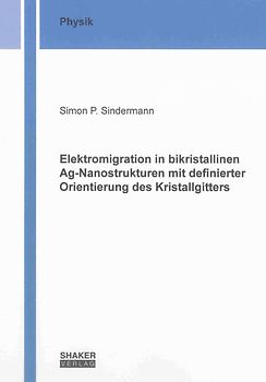 Elektromigration in bikristallinen Ag-Nanostrukturen mit definierter Orientierung des Kristallgitters