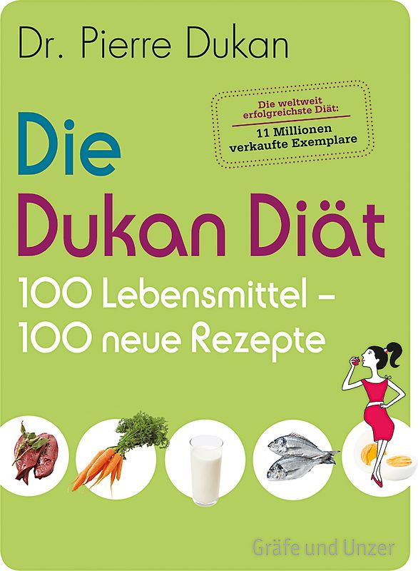 Die Dukan Diät - 100 Lebensmittel, 100 neue Rezepte
