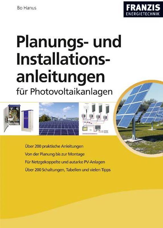 Planungs- und Installationsanleitungen für Photovoltaikanlagen