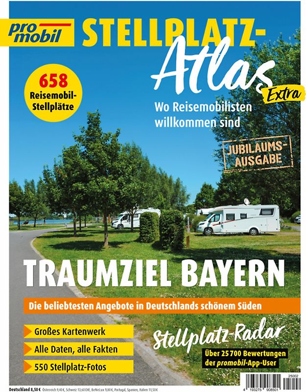 promobil Stellplatz-Atlas 02/2025