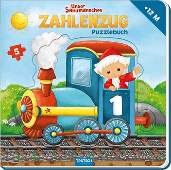 Trötsch Unser Sandmännchen Puzzlebuch Zahlenzug Puzzlebuch