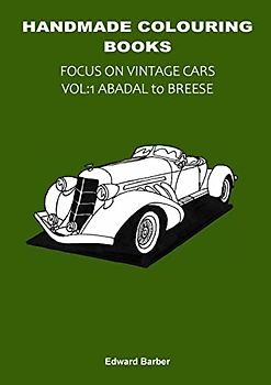 Handmade Colouring Books - Focus on Vintage Cars Vol