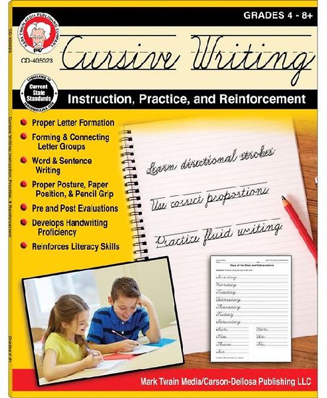 Cursive Writing: Instruction, Practice, and Reinforcement, Grades 4 - 9