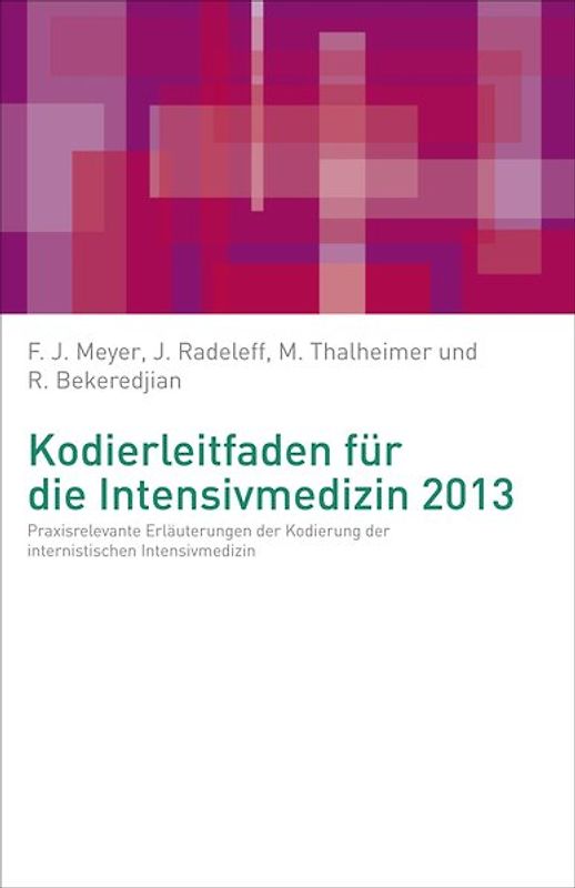 Kodierleitfaden für die Intensivmedizin 2013