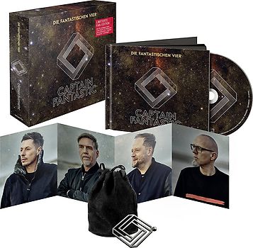Die Fantastischen Vier - Captain Fantastic (Ltd. Fan-Edition mit 32- seitigem Hardcover-Buch, 4 Fotokarten und exklusivem CAPTAIN FANTASTIC- Anhänger)