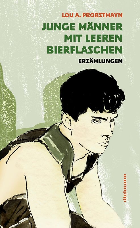 Junge Männer mit leeren Bierflaschen