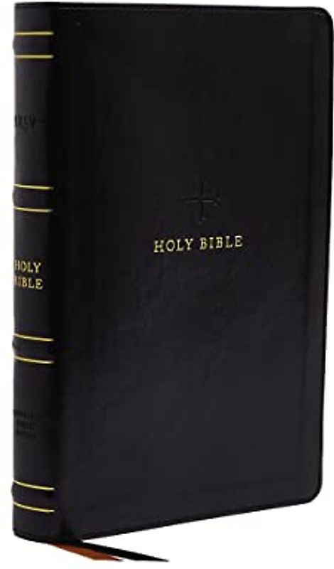 Nrsv, Catholic Bible, Standard Personal Size, Leathersoft, Black, Comfort Print