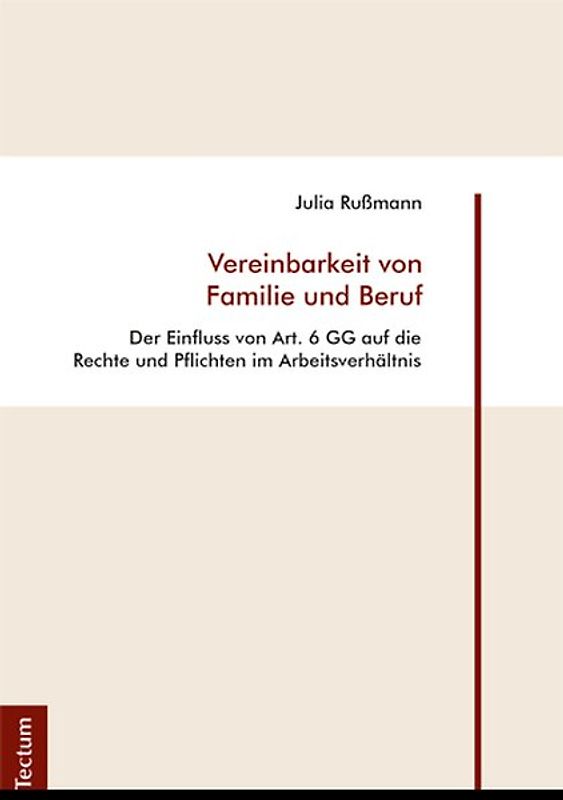 Vereinbarkeit von Familie und Beruf