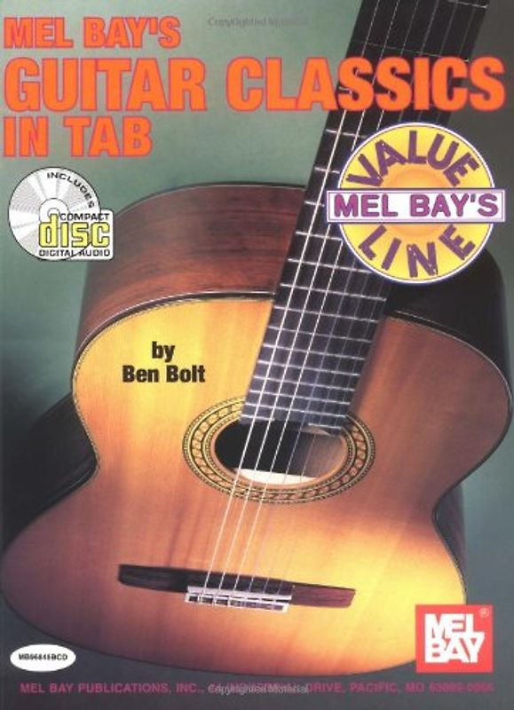 Mel Bay's Guitar Classics in Tab [With CD] (Value Line)