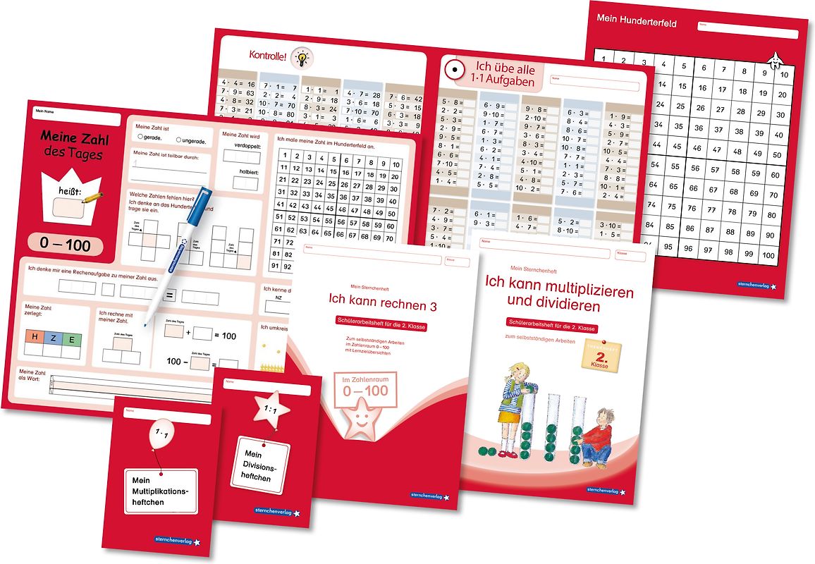 Meine Lernbox 2 - Mathematik - Fit für das 2. Schuljahr