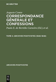 Correspondance générale et confessions / 1846 - 1848